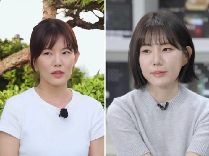 나는 SOLO 29기 현숙의 서로 다른 방송 장면을 나란히 배치한 화면