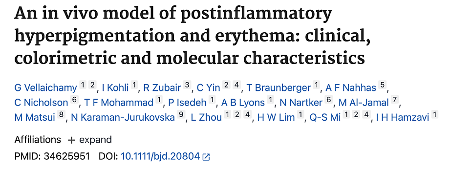 *Vellaichamy et al., British Journal of Dermatology, 2022